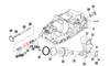 Mahindra hydraulic lift sleeve 10551935000 used in the hydraulic lift assembly on Max 26XL Gear and HST tractors and 1500 Series 1533 and 1538 Tier 4 models to support 3‑point hitch lift linkage components.