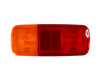 Mahindra 005556596R91 OEM 3-in-1 lamp lens restores proper light output and protects the internal bulbs of the tail, brake, and indicator functions on 4505 and 5005 tractors’ rear lamp assemblies