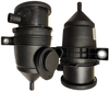 Mahindra 006022056H91 / 006022056H92 OEM PCV oil separator assembly mounts on the valve housing cover of Tier 4 3-cylinder engines to separate oil mist from crankcase blow-by gases and route cleaned vapors back into the intake, helping control emissions and reduce oil consumption on these Mahindra Tier 4 tractors.