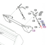 Mahindra 86002006150 Link 30 pin for TYM-built Mahindra quick attach loader carriers, used as the pivot and retention pin for the quick attach link that secures buckets and skid-steer style attachments.
