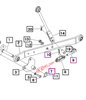 Mahindra 10443041000 3-point check chain end for compact tractors, heavy-duty stabilizer chain mounted on the tractor side of the hitch to control sway of the lower 3-point lift arms on 1815, 1816 and Max Series models.