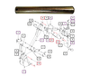 Mahindra KMW05509740 1.00 x 7.40 inch hardened steel backhoe boom pin, used at primary pivot joints on Mahindra 1710, 27/37/3720, MB60, 1526B, 1538B, 2538B/2538CB, 1626 and 1635 backhoes to connect boom, dipper and bucket linkage hardware.
​