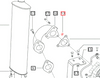 Mahindra 006000856F1 OEM Cleveloc flanged M8 lock nut is used throughout Mahindra tractor exhaust and EGR systems and firewall assemblies to provide a vibration-resistant, captive flange fastening solution that helps keep pipes, brackets, shields, and panels securely mounted under harsh operating conditions.