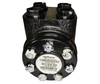 Mahindra 007220966K91 OEM 40CC hydrostatic steering unit used in the hydraulic pump and steering assembly on 1100 Series 1120, 1123, and 1126 HST sub-compact tractors, controlling oil flow to the steering cylinder for precise front axle steering in both cabin and OS models.