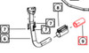 Mahindra 007211090L1 OEM hydraulic hose used in hydraulic pipe assembly part 2 on 1100 Series 1120, 1123, and 1126 HST sub-compact tractors in both open station and cabin models.