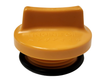 Mahindra 006056816K91 engine oil filler cap assembly 31F42 05010 for 1120, 1123 and 1126 HST 1100 Series sub‑compact tractors, complete screw-in cap with integrated seal that closes the MHI engine oil fill opening on the valve cover.