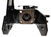 Mahindra steering column assembly 16754043205GB shown as a complete steering column unit with upper shaft, housing and mounting base that bolts to the dash and connects to the steering valve on Mahindra 3510 and 4110 tractors, replacing earlier column assemblies depending on serial number and sheet‑metal style.