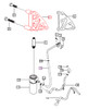 Mahindra engine oil filter mounting bracket 006002819C1 casting for lube oil filter and cooler piping on 5525 6025 4500 5500 6000 5520 6520 5530 6030 6530 7060 8560 2555 2565 2655 2665 6065 6075 7085 7095 8090 8100 9110 9125 tractors