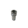 BUHLER FEMALE COUPLER 0.25 BODY 0.56 ORB THREAD HYDRAULIC FITTING (BUH813106)