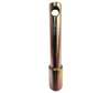 Mahindra Category I top link pin 005557693R2 for 00, 25, 30, 4500 and 5500 Series tractors, OEM 3-point hitch pin that connects the center top link to the tractor’s three point linkage bracket.