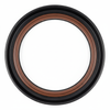 Mahindra engine crankshaft oil seal E550004464 E5500-04464 circular rubber and metal seal for main bearing case on Mahindra 10 Series tractor engines.