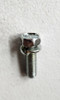 Mahindra M8 x 25 Hex/S bolt V2173608025 used as a common factory fastener for mufflers, fuel tanks, front gear cases, linkages, steering components, seats and hydraulic valves on multiple Mahindra tractor series and models.