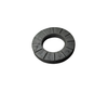 Mahindra disc lock washer 9/16 inch KMW05402027 used as hardened mounting washer for KMW loaders and backhoe subframe brackets on compact Mahindra tractors.
