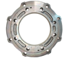 Mahindra engine bearing case cover E682004812 for 6010 HST Cabin and 6110 Gear Cabin tractors, cast housing cover in the main bearing case group that closes and supports the crankshaft main bearings.