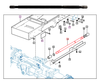 Mahindra 4WD front driveshaft 12624100010GB for 2540 2545 and 2645 T4 tractor front axle bracket and driveline