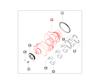 Mahindra crankshaft VNEF 006012340F2 replacement for 006012340F1 for Mahindra 2500, 2600, 4500, 5500, and 6000 Series tractor piston, liner, connecting rod, and crankshaft engine assemblies.