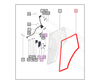 Mahindra door glass bead 007653112U01 is the rubber beading that fits around the cab door glass on Mahindra 6000 Series 6065 and 6075 4WD Cabin Refresh Tier 4 tractors, sealing and cushioning the left‑hand and right‑hand door windows.