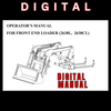 Digital operator’s manual for the TYM 2638L and 2638CL front end loaders used on Mahindra/Red TYM 2638 HST open station and cab tractors, providing instructions for loader installation, controls, safe operation, and periodic maintenance.