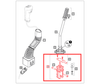Mahindra loader joystick/control lever housing assembly 59033019ALO for 1626L 1635L 1640L loaders including refresh models.