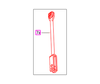 Mahindra 3‑point left-hand fixed lift rod 007208903B11 (longer design) replaces 007207168B91 on 4025 4525 4540 4550 4565 5525 6525 tractors.