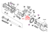 Mahindra front axle differential case 10312121000 for 2615, 2815, 3015, 3215, 2816, 3016, 3316, 3616, 1526 and 1626 tractors
