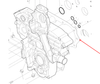 Mahindra gearcase gasket E5627-04132, OEM-style gear case sealing gasket for engines and gearcase groups that specify part E5627-04132 from Bill’s Tractor Parts.