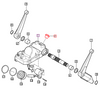 Mahindra hydraulic fluid fill port cap assembly 11615012100 for eMax20S HST open station and cab tractors, shown as screw-in oil cap used on the rear hydraulic and three point lift housing from Bill’s Tractor Parts.