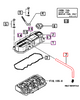 Mahindra engine breather pipe MM400380 for 15, 16, Max, Max T4, Max XL, 1500 and 1600 Series tractors with Mitsubishi S3L/S3L2 engines, shown as rocker cover crankcase vent pipe used to route blow‑by gases from the engine rocker cover.