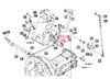 Mahindra shuttle shift arm 19571789AG0 / 19571789BR0 for 15, 16, Max, 1500 and 1600 Series tractors, shown as a steel lever mounted on the transmission shaft that the shuttle linkage connects to for forward/reverse shifting.