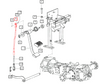 Mahindra vertical clutch link E007605735D11 for “Clutch Pedal and Linkages” group on 60 Series 8560 and mPower 75/85 4WD Platform T4 tractors – OEM clutch linkage rod from Bill’s Tractor & Equipment