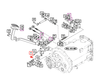 Genuine Mahindra left-hand HST adjustment elbow 36402200050 for forward-and-reverse control linkage on 2310, 2810, 3510, and 4010 hydrostatic tractors