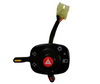 Mahindra combination light switch 19582938001 / 19582938000 for Max Series Max 22 HST, Max 25 HST, Max 28XL HST and Gear, and Max T4 and Max XL Series 24, 25 XL, 26 XL and 26XLT tractors, shown as OEM multi-function electrical switch for wiring harness and instrument panel from Bill’s Tractor Parts.