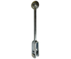 Mahindra 3-point lift rod 11105202400 shown as a complete right‑hand adjustable lift rod assembly that connects the tractor rear hitch rockshaft to the lower 3‑point arm to control implement height and side‑to‑side leveling on Mahindra eMax 22, eMax 25 and eMax L compact tractors.