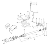 Mahindra PTO front bearing 000032176B12 item 15B supporting rear PTO shaft and operating lever on 5525 6025 4500 5500 6000 6500 4530 5545 6525 and 4565 tractors.
