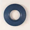 Mahindra rear PTO shaft seal 006505638D1 shown as a circular rubber‑coated metal oil seal that presses into the rear PTO housing and fits tightly around the splined PTO shaft on 35, 3500 and 3600 Series tractors to keep transmission/hydraulic oil from leaking out the back of the tractor.