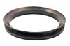 Mahindra felt front wheel hub washer/seal 007500084C1 used in 2WD front axle hub assemblies and steering knuckle groups to protect bearings on multiple Mahindra tractor models.