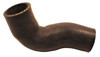 Mahindra upper radiator hose 19480623000 for 1533 1538 and 1640 Series tractors, molded rubber coolant hose connecting the engine outlet to the top of the radiator in the cooling system.
