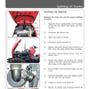 Digital service manual cover for Mahindra 20 Series 5520, 6520, and 7520 tractors, PDF download with grouped sections for engine, transmission, axles, hydraulics, steering, brakes, and electrical systems; wiring diagrams are present but mostly unreadable in the scanned manual.