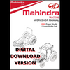 Digital workshop manual cover for Mahindra 2660 Power Shuttle open station and cab tractors, OEM PDF manual with troubleshooting charts, power‑shuttle transmission overhaul, axle and hydraulic repair sections, PTO service, and basic electrical information; wiring diagrams are present but mostly unreadable in the scanned digital copy.