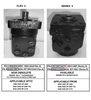 Mahindra Series 5 hydrostatic steering unit HSU 007205734B92 for 4025, 4530, 5525, 5530, 5555, 5565, 5570, 6000, 6025, 6030, 6500, 6525, 6530, 4565 and other compatible tractors, replacing earlier HSU part numbers.