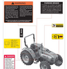 Digital operator’s manual cover for Mahindra 60 Series 8560 2WD/4WD Tier III tractors, 111‑page PDF with operating instructions, lubrication and maintenance schedules, safety information, and hitch/hydraulic operation guidance.