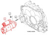 Mahindra starter assembly 300516-00084 for mForce 105 Premium Standard and mForce105XL tractor Tier 4 diesel engine.