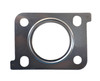 Mahindra turbo gasket E650017103 for Mahindra 6010 HST cabin and 6110 gear cabin tractors, used between the turbocharger and engine components to seal boost and exhaust passages and help prevent leaks.