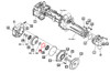 Mahindra C-ring dia 72 07410007201 for Mahindra 1815 2015 2415 2615 2815 2816 3015 3016 3215 3316 3616 1526 1626 Max 22 Max 24 Max 25 Max 26 XL Max 28 XL and Max 25 XL tractors, used as a 72 mm snap ring on front and rear axle wheel hub shafts to hold bearings and hub components in place.