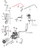 FUEL SPILL LINE FOR MAHINDRA TRACTOR (006007516F2)