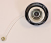 Mahindra fuel tank cap screw 007515304C1, a small fastener used to attach the fuel cap assembly components to the fuel tank on 5545, 5555, 5565 and 5570 T4 Synchro tractors.