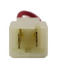 Mahindra fusible link 36522612020 for 10 Series 2310, 2810, 3510, and 4110 tractors, red inline fuse link installed in the engine main wiring harness to protect circuits from overload.
​
