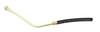 Mahindra overflow high pressure fuel line 006021011D1 for 1533 1538 1640 2538 2545 2638 2645 3540 3550 3640 and 3650 Tier 4 tractors in 1500 1600 2500 2600 3500 and 3600 Series, used in the engine fuel injection system to route excess high pressure fuel back to the pump.