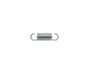 Mahindra brake and clutch pedal return spring 11501330010 for eMax 22, eMax 22 Steel, eMax 25 Steel HST, eMax 20S HST OS/Cabin, and eMax L22/L25 tractors, used in the brake and clutch pedal linkage to return the pedal to its rest position.