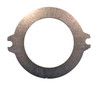 Mahindra plate mating 10441541200 shown as a round steel brake disc liner plate with internal and external tabs that fits in the rear axle wet brake pack on Mahindra compact and Max series tractors.